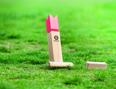 Logo trade promotional products picture of: Pinewood outdoor throwing game